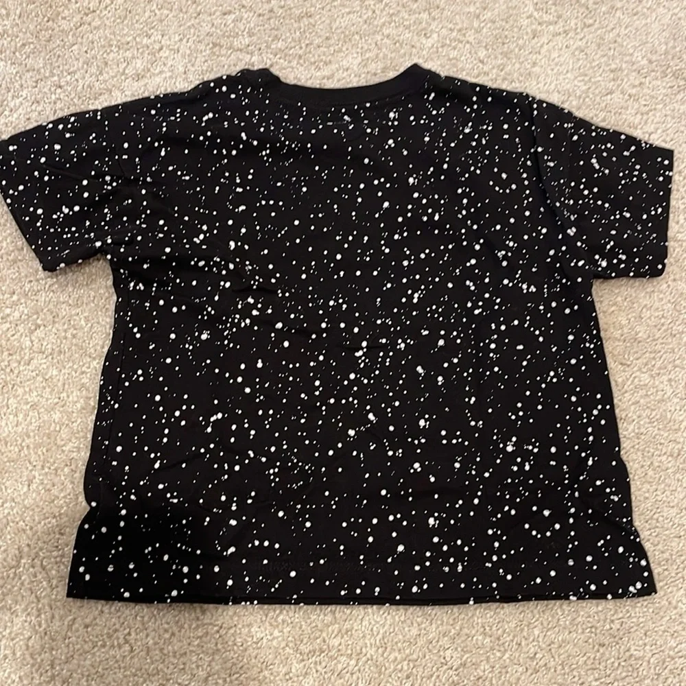 Space Jam Black Kids Tee Shirt, fits like size 5 - Picture 2 of 3
